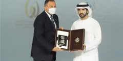 محمود الخطيب يتسلم جائزة النادي الاهلى كافضل مؤسسة عربية لعام 2021