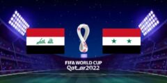 البث المباشر لمباراة سوريا ضد العراق لعبة syria vs iraq اليوم يلا شوت 29/03/2022 في تصفيات كاس العالم
