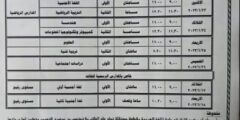 جدول امتحانات الصف الثالث الاعدادي 2023 محافظة الشرقية الترم الأول